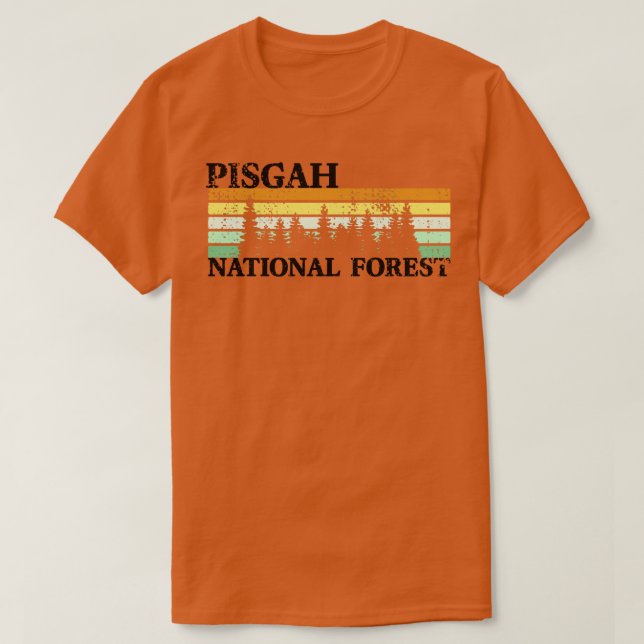 Camiseta Floresta Nacional Pisgah (Frente do Design)