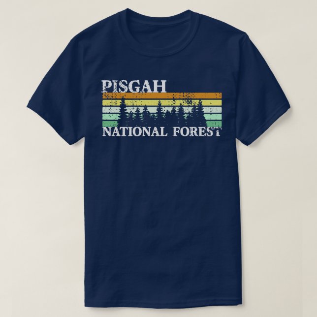 Camiseta Floresta Nacional Pisgah 13 (Frente do Design)