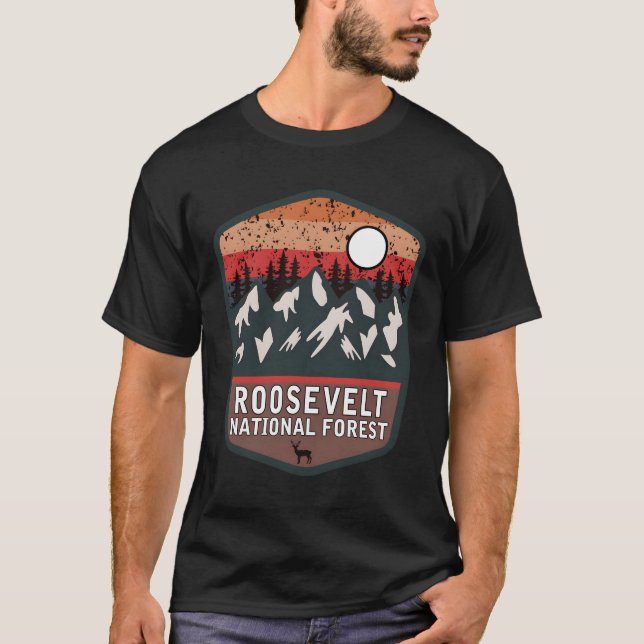 Camiseta Floresta nacional Roosevelt (Frente)