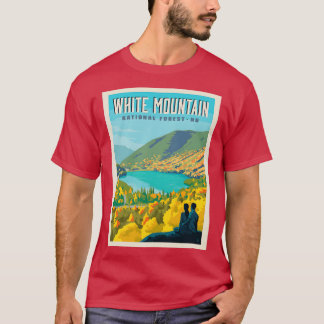 Camiseta Floresta Nacional White Mountain New Hampshire