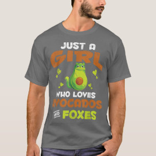 Camiseta Floresta Natural Bonita Animal Avocado Meninas Ama