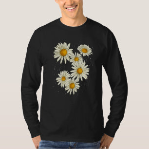Camiseta Floresta Natural de Flor de Botânica Daisy