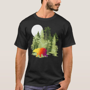 Camiseta Floresta Natural Florestal em Lua Griz