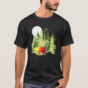 Camiseta Floresta Natural Florestal em Lua Griz