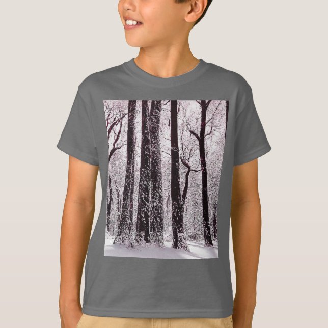 Camiseta FLORESTA NEVADA DE INVERNO  (Frente)