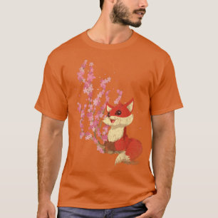 Camiseta Floresta Sakura Amante de os animais Selvagem Flor