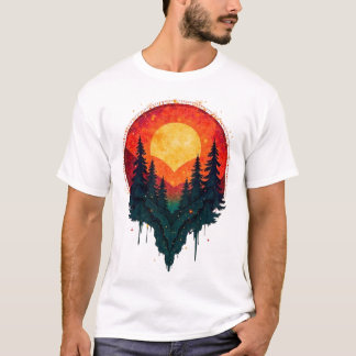 Camiseta Floresta Sunset