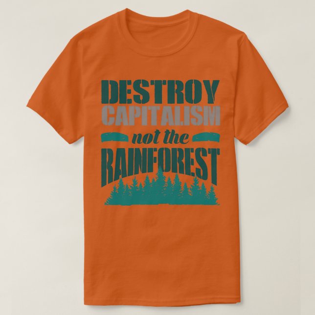 Camiseta Floresta tropical 5 (Frente do Design)