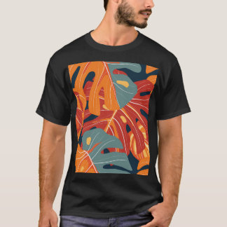 Camiseta Floresta tropical: design de papel de parede de fl