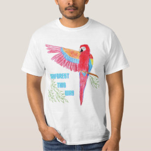 Camiseta Floresta tropical por aqui, T-Shirt