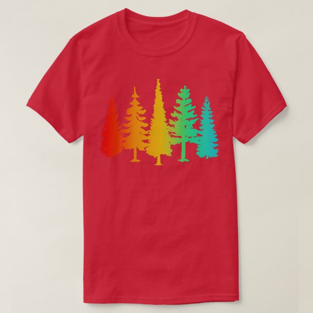 Camiseta Floresta Vibrante (Frente do Design)