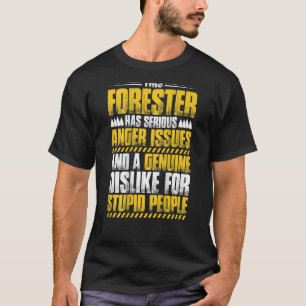 Camiseta Florestal de Problemas de Raiva