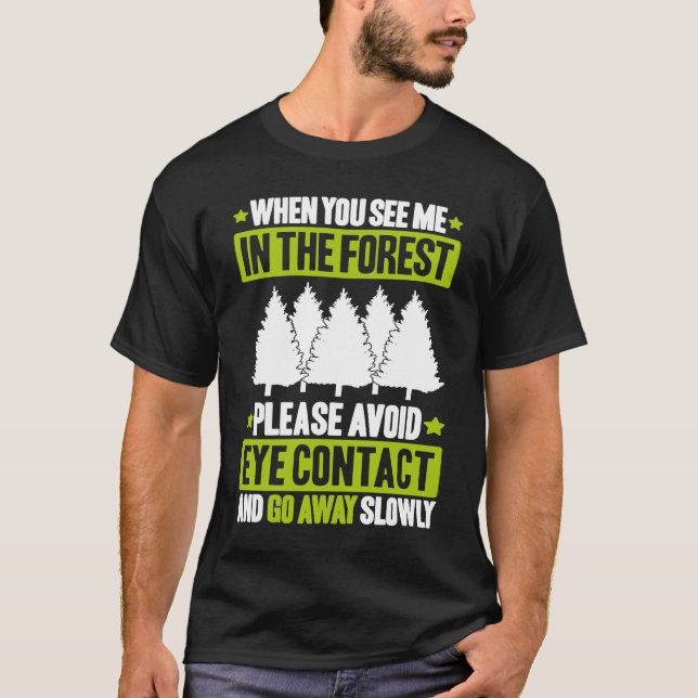Camiseta Florestal Evite Contato Ocular Forestal (Frente)