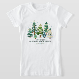 Camiseta Florestas de Inverno Aconchegantes