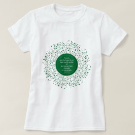 Camiseta Florestas, os pulmões da Terra Amigável