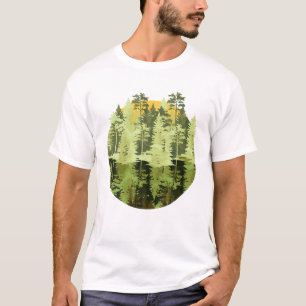 Camiseta Florestas Selvagens Reflexões Fora da Natureza