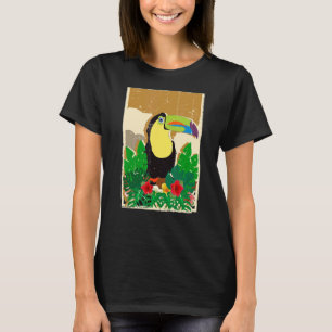 Camiseta Florestas Tropicais De Aves Tropicais Florestas Tr