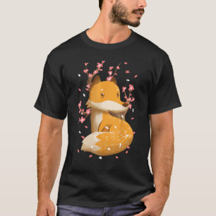 Camiseta Floricultura japonesa Tree Sakura Cute Anim