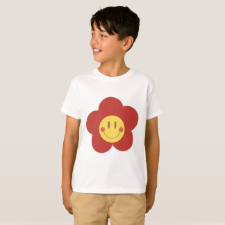 Camiseta Floricultura Sorridente Fofa Estética Retrô Face F