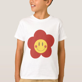 Camiseta Floricultura Sorridente Fofa Estética Retrô Face F
