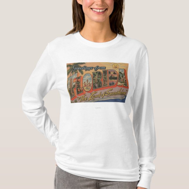 Camiseta Florida - a terra da luz do sol (Frente)