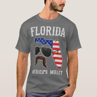 Camiseta Florida Americas Mullet Funny Patriotic American F