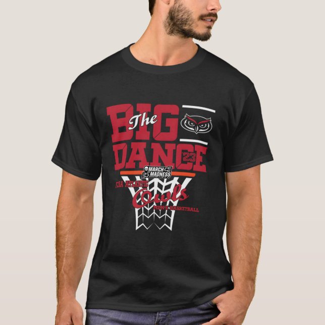 Camiseta Florida Atlantic Owls March Madness 2023 Basketbal (Frente)