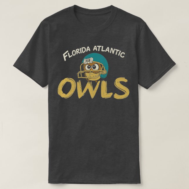Camiseta Flórida Atlantic Owls TShirt 1 (Frente do Design)
