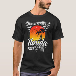 Camiseta Flórida Beach Family Vacation 2023 Family Trip Gro