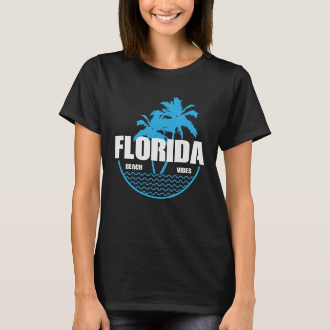 Camiseta Florida Beach Vibes USA America (Frente)