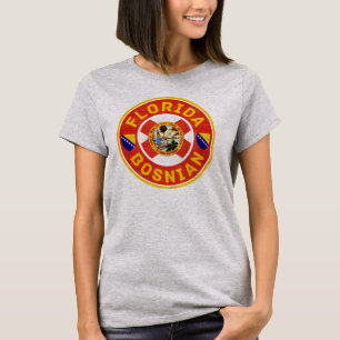 Camiseta Flórida Bósnian American Ladies Tee