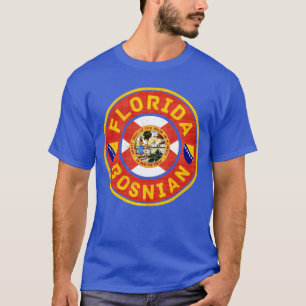 Camiseta Flórida Bósnio Americana de Folha Curta