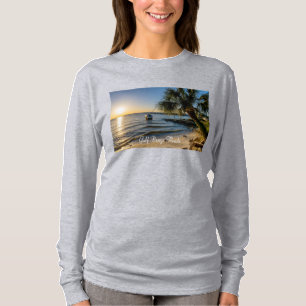 Camiseta Flórida com palmeira sunset Long Sleeve Shirt
