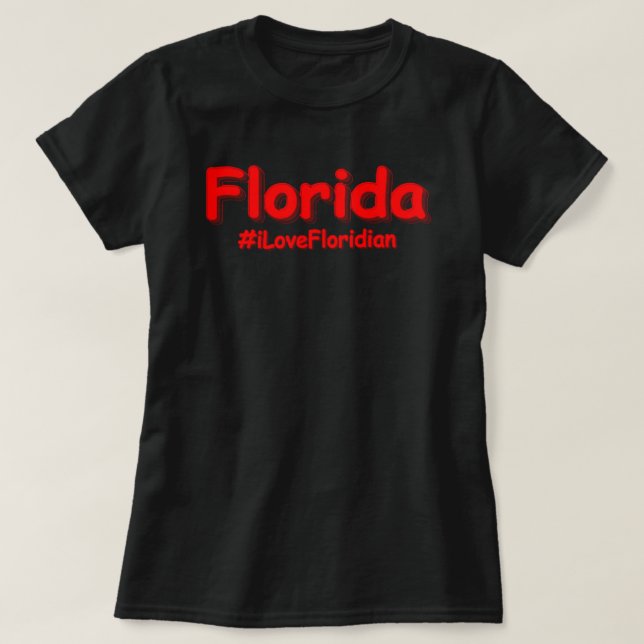 Camiseta "Florida " Cute Design. Buy Now (Frente do Design)