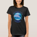 Camiseta Flórida da Ilha Honeymoon Dolphin Souvenir<br><div class="desc">Flórida da Flórida da Ilha de Honeymoon Dolphin Souvenir.</div>