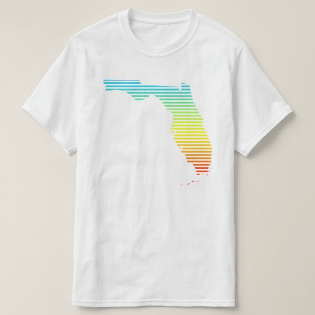Camiseta florida de verão (Frente do Design)
