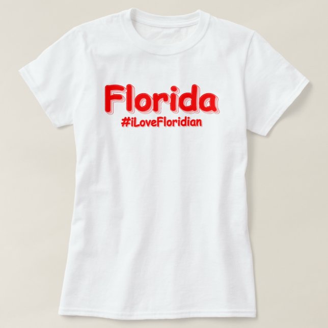 Camiseta "Flórida" Design. Comprar Agora (Frente do Design)