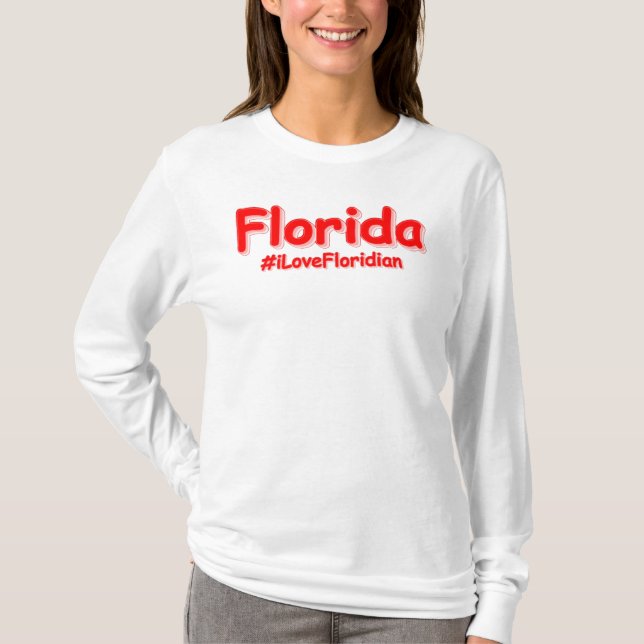 Camiseta "Flórida" Design. Comprar Agora (Frente)