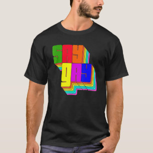 Camiseta Flórida Diz Gay Lgbt Direitos Gay