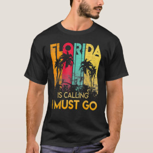 Camiseta Flórida Está Ligando Para Eu Ir Vintage Summer Bea