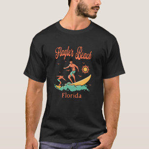 Camiseta Florida Flagler Beach FL Surfista Surfe Pesca Bo