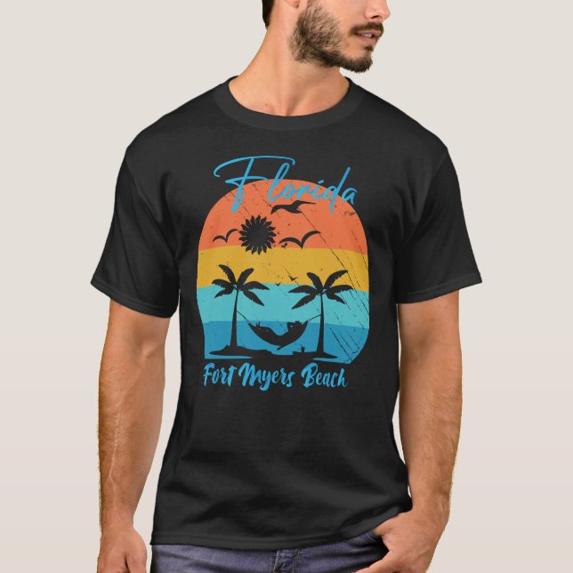 Camiseta Flórida Flórida Fort Myers Beach Family (Frente)