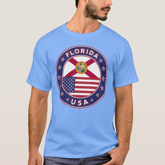 Camiseta Florida, Florida t-shirt, blue (Frente)