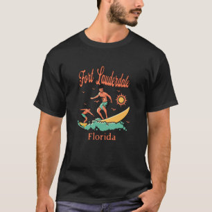 Camiseta Flórida Fort Lauderdale FL Surfista Surfe Pescaria