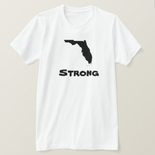 Camiseta Flórida Forte Furacão Desastre Juntos