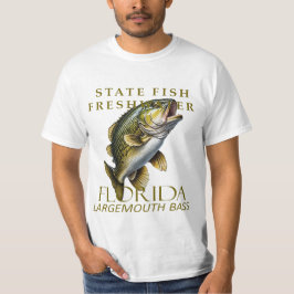 Camiseta Florida Fresh Water Fish Largemouth Bass