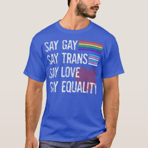 Camiseta Flórida Gay Diz que Gay diz que Trans fica orgulho