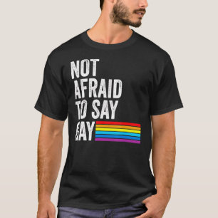 Camiseta Flórida Gay não tem medo de dizer Direitos Gay do