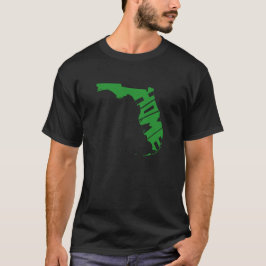 Camiseta Florida Home Floridan Word Art Floridian Green