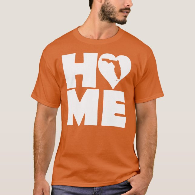 Camiseta Florida Home Heart State Tees (Frente)